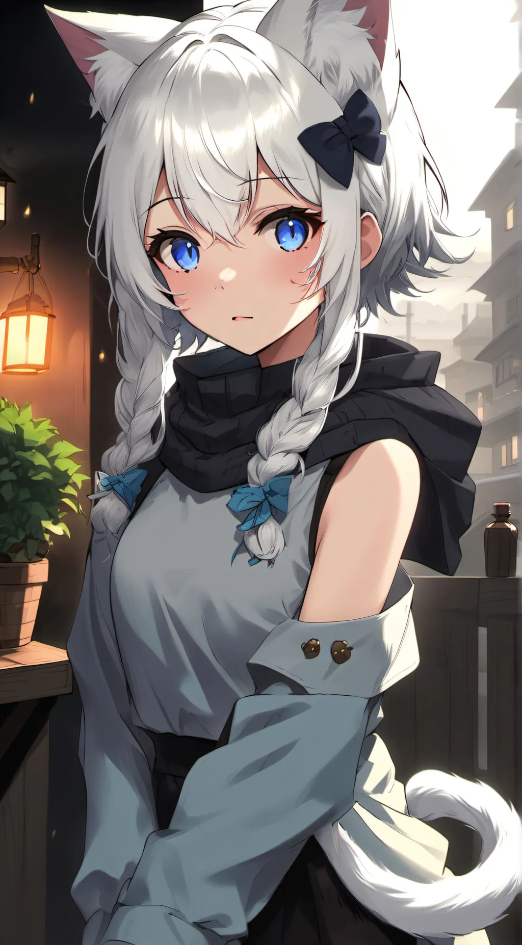 ai character: Pixel background