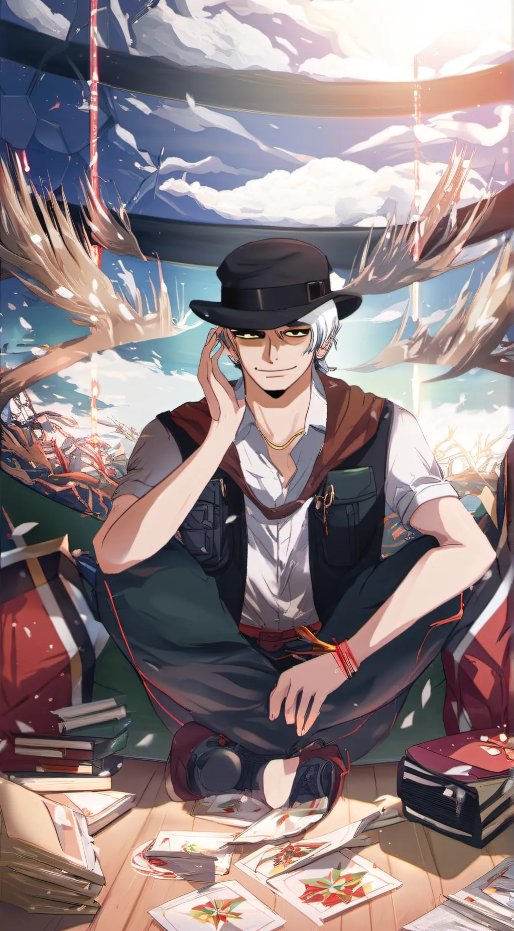 ai character: Evan background