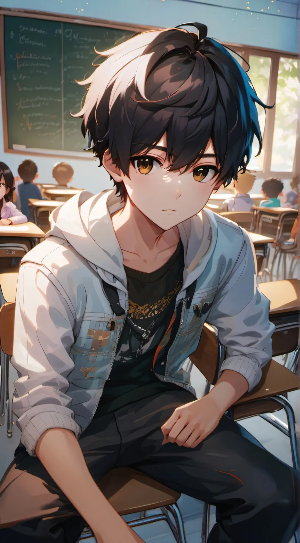 ai character: Xander background