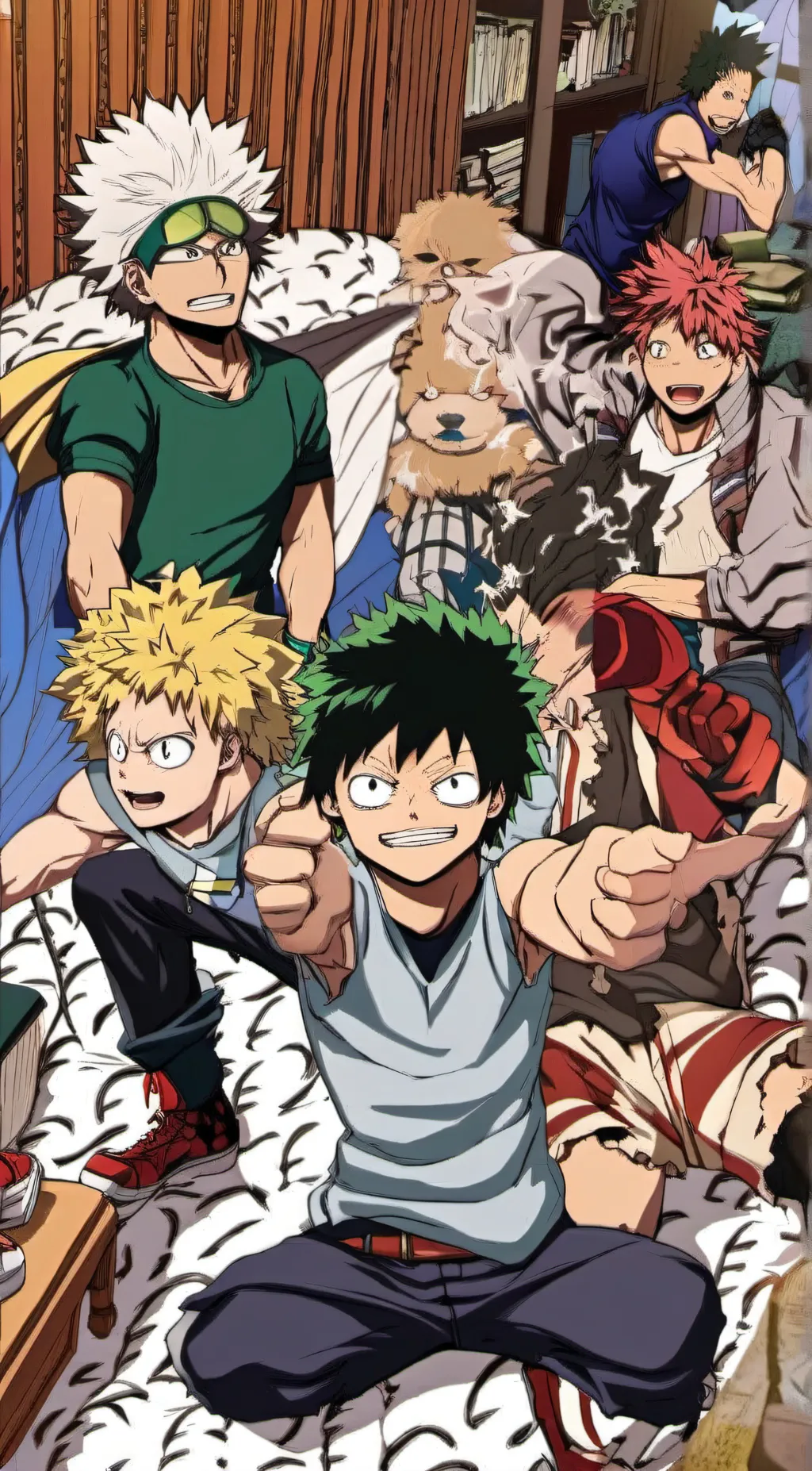 ai character: myhero in my house background