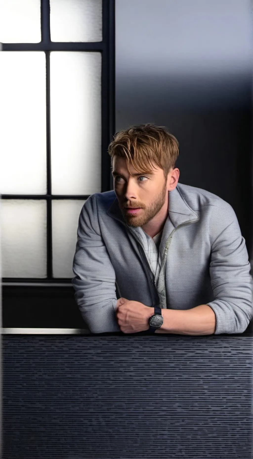 ai character: Brandon Farris  background