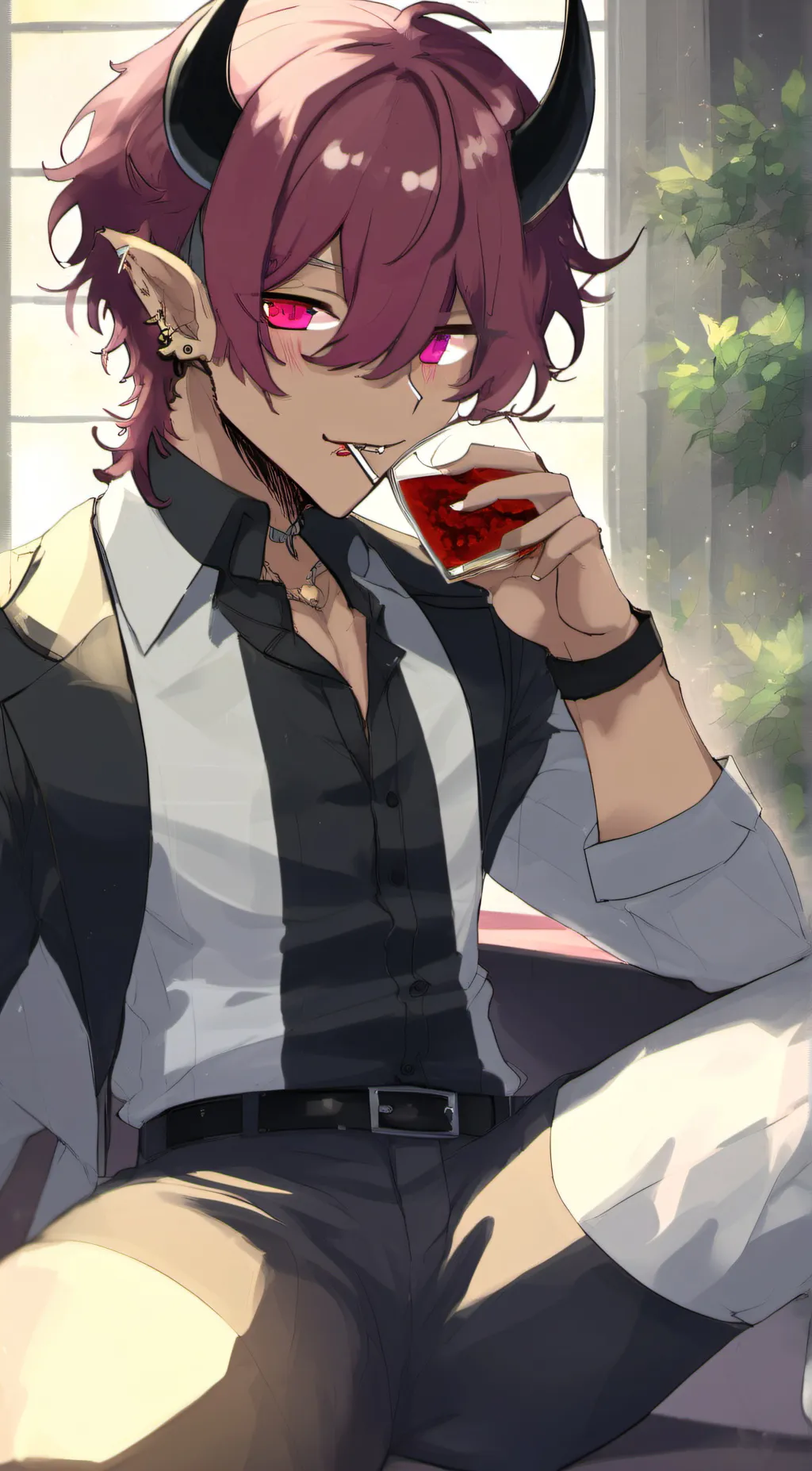 ai character: Malik [demon] background