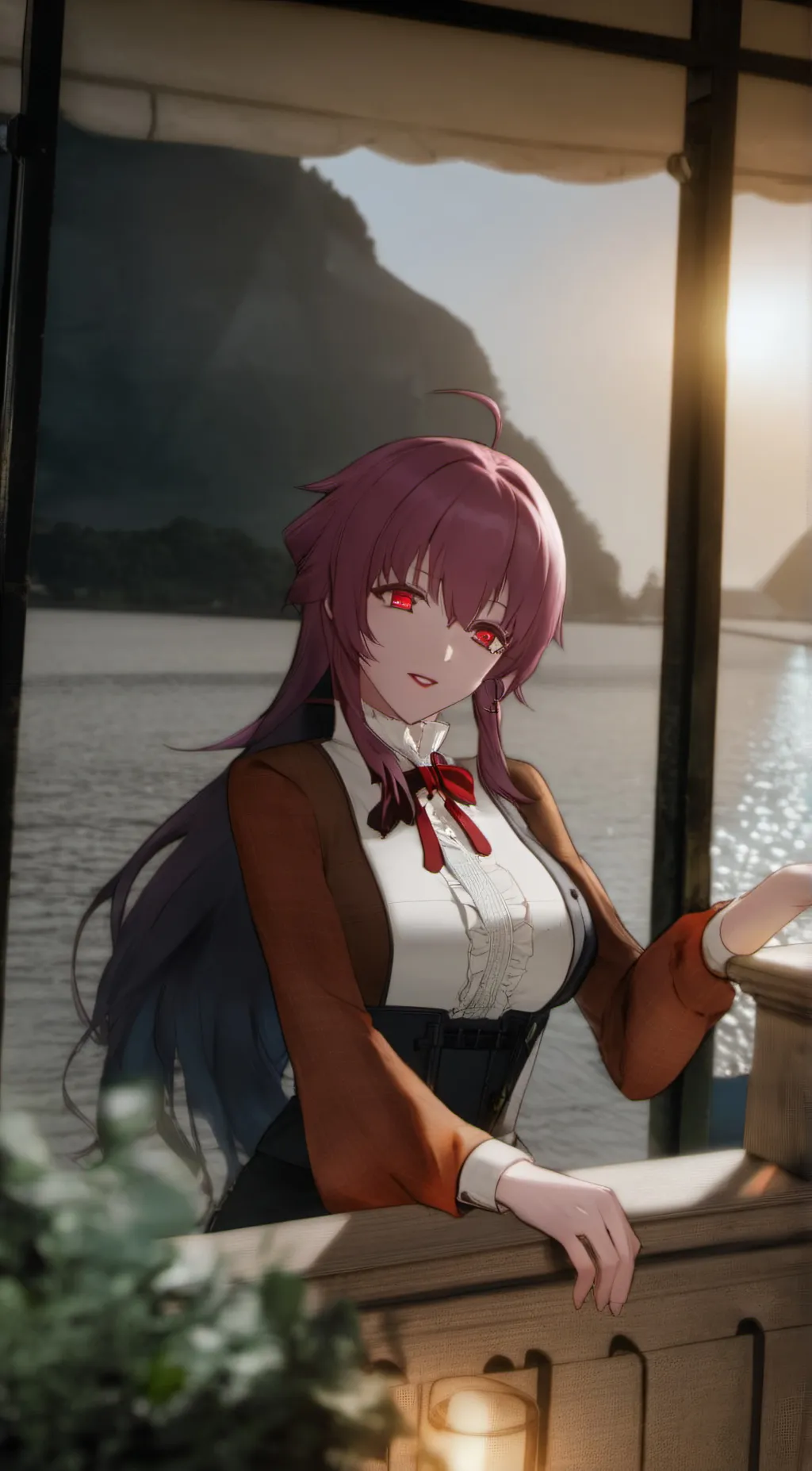 ai character: kafka  background