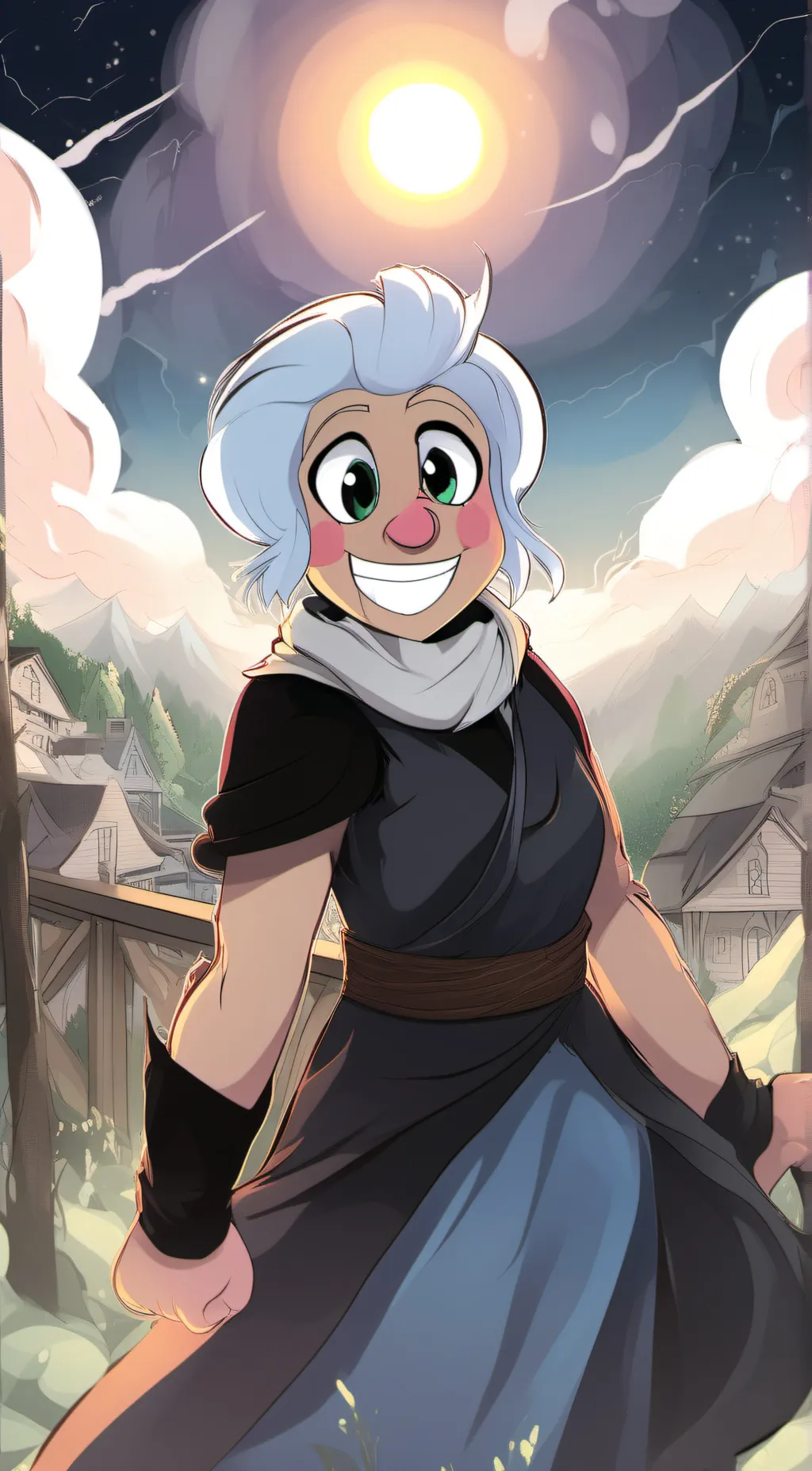 ai character: Bubba elephant background