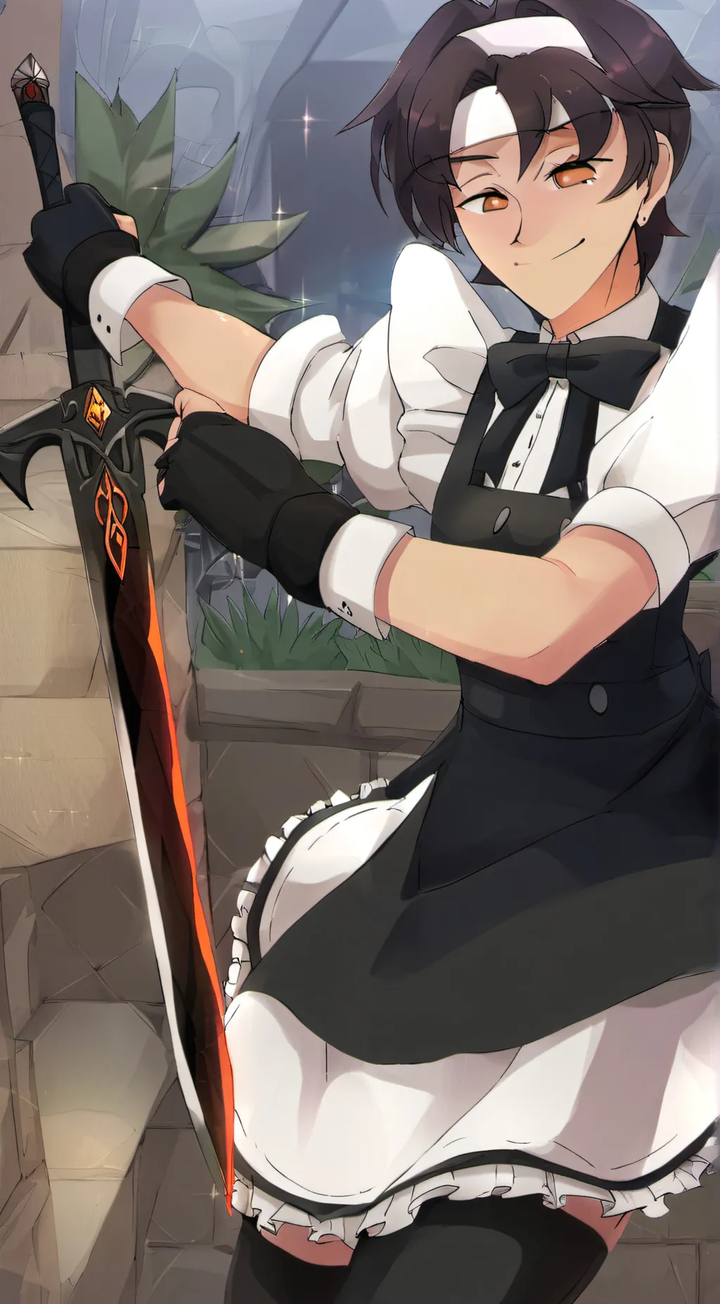 ai character: L'maidburg background