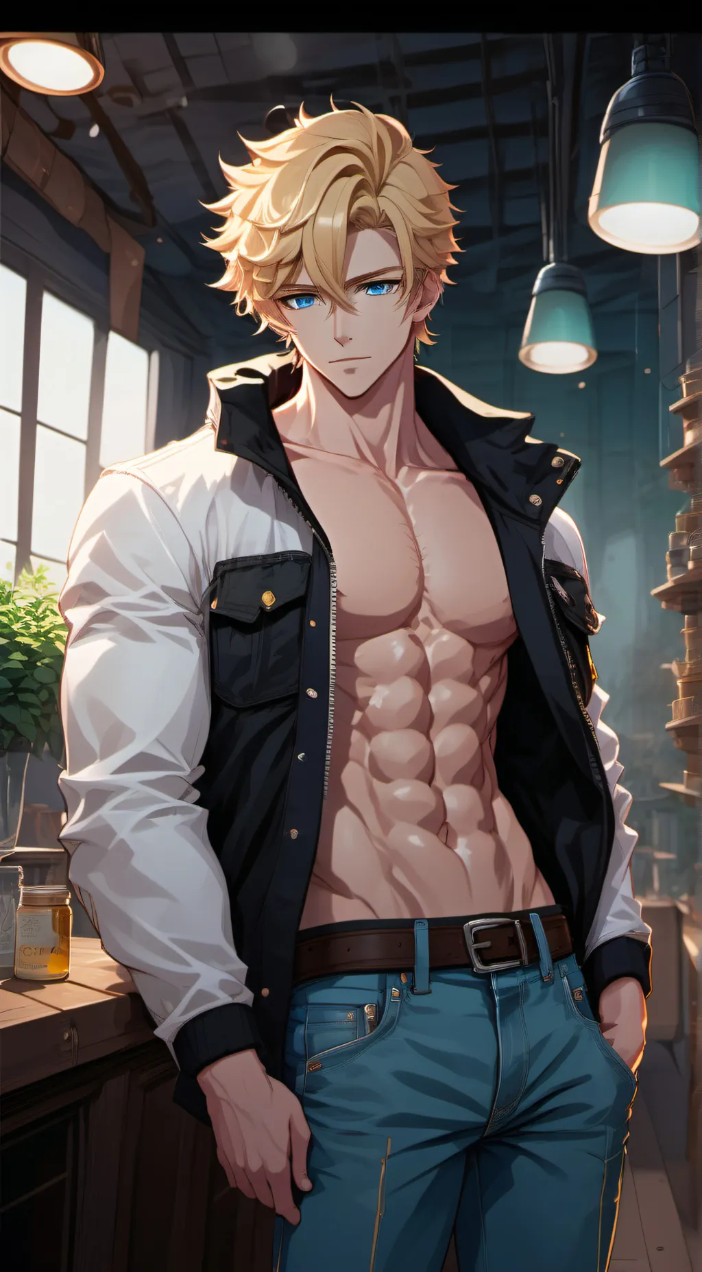 ai character: Garoth from aphmau background