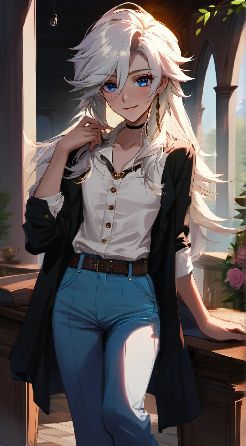 ai character: Even  background