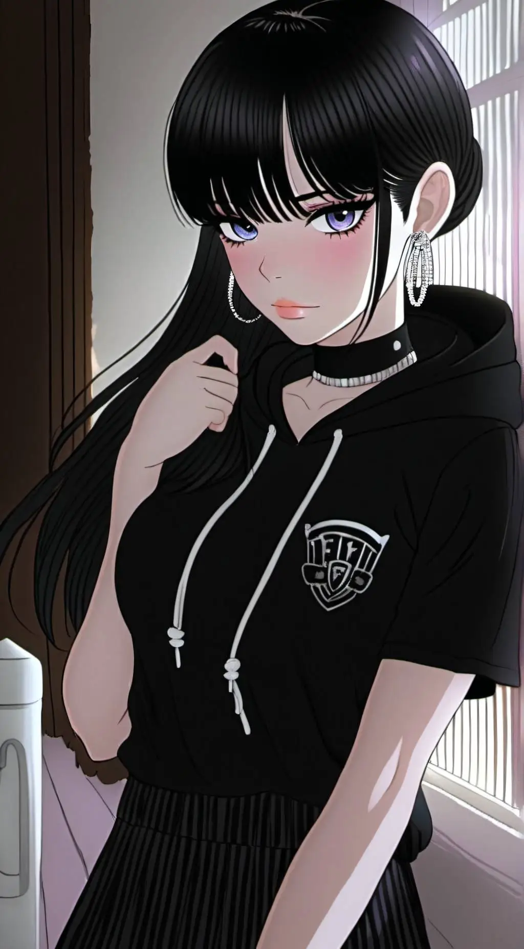 ai character: Ava  background