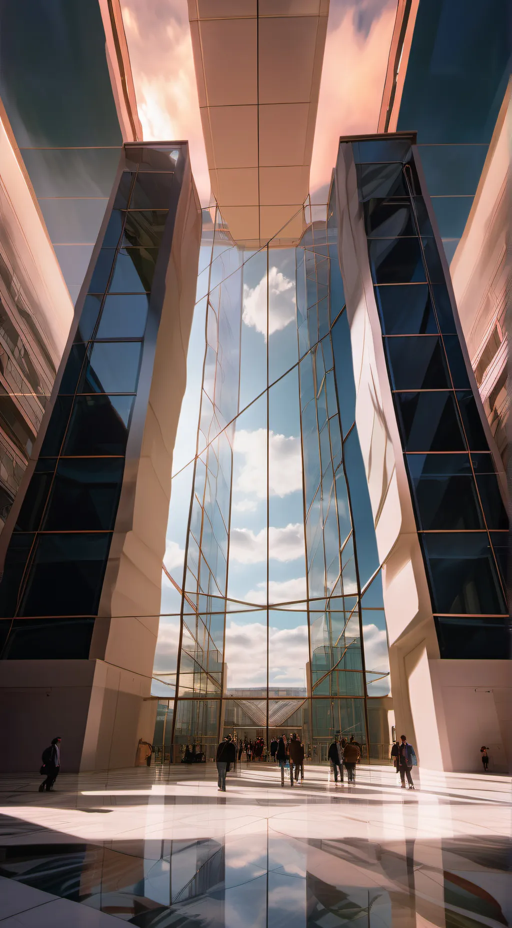 ai character: The Mall background