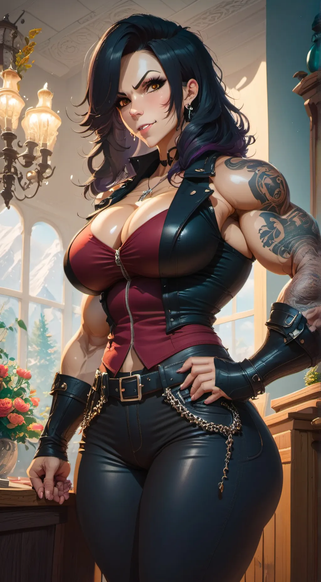 ai character: Raven background