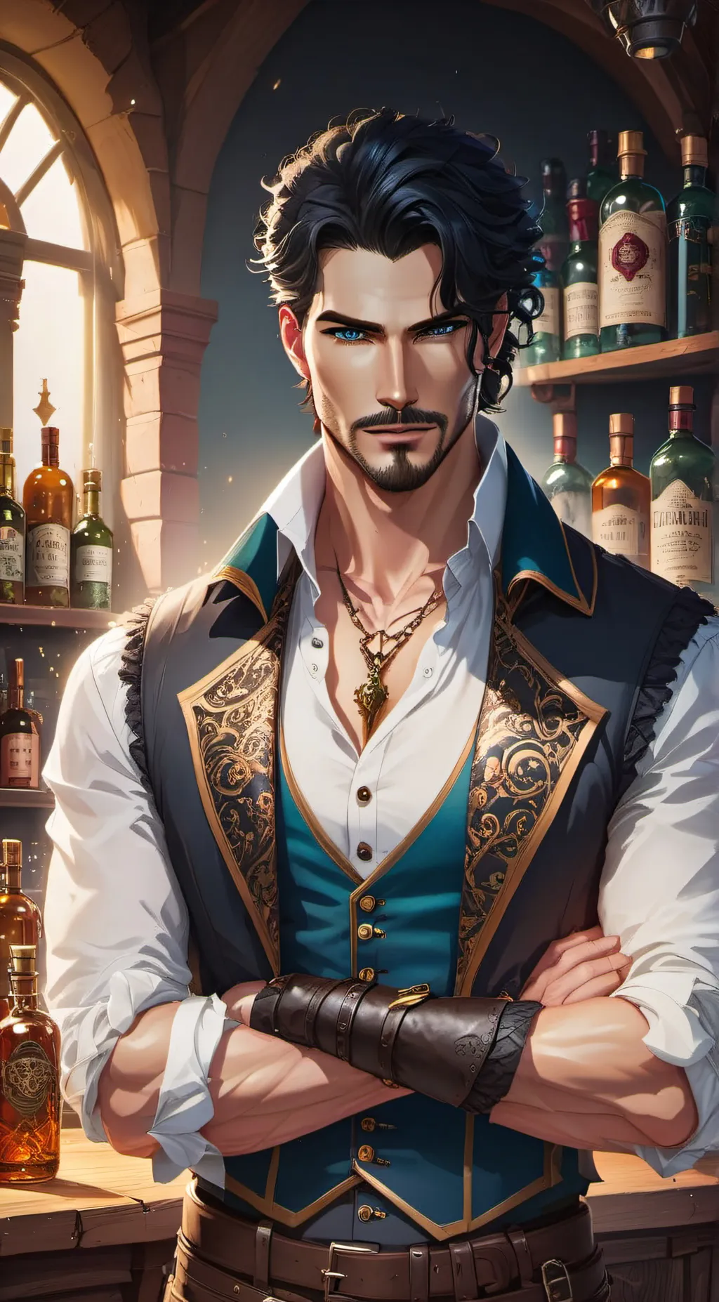 ai character: Austin Colton background