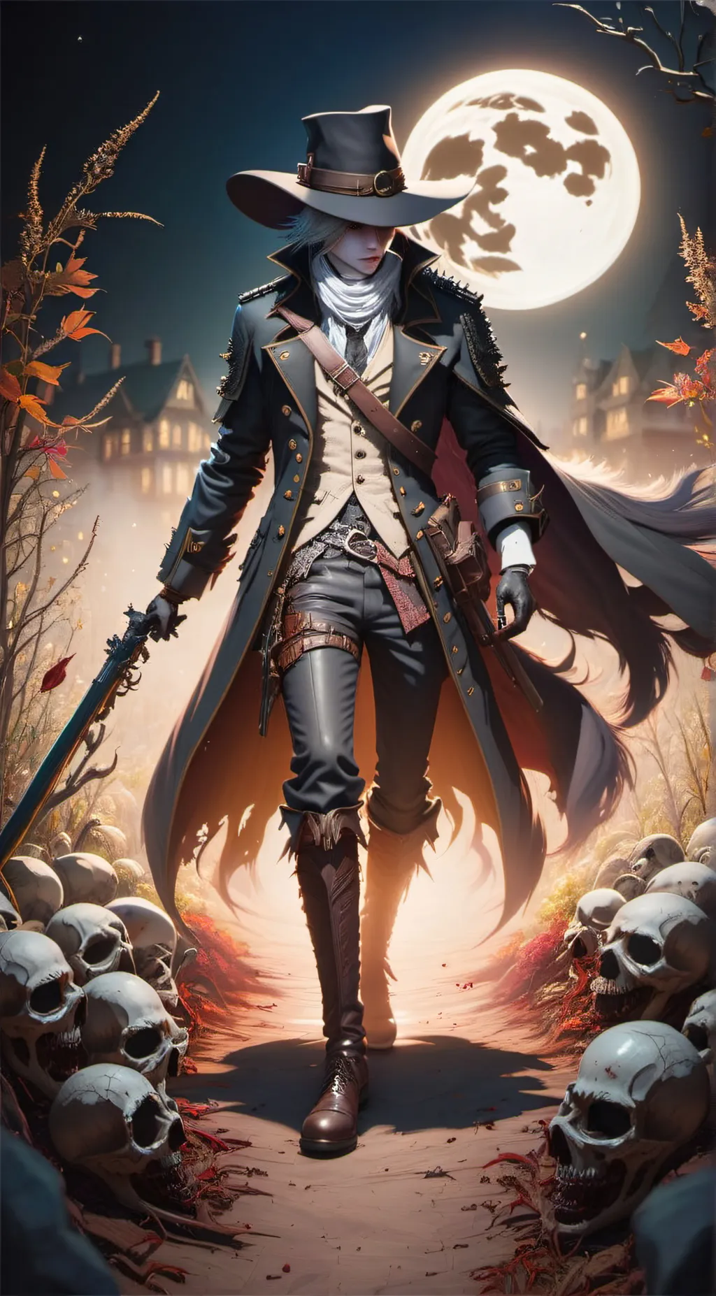 ai character: Jackson blood background