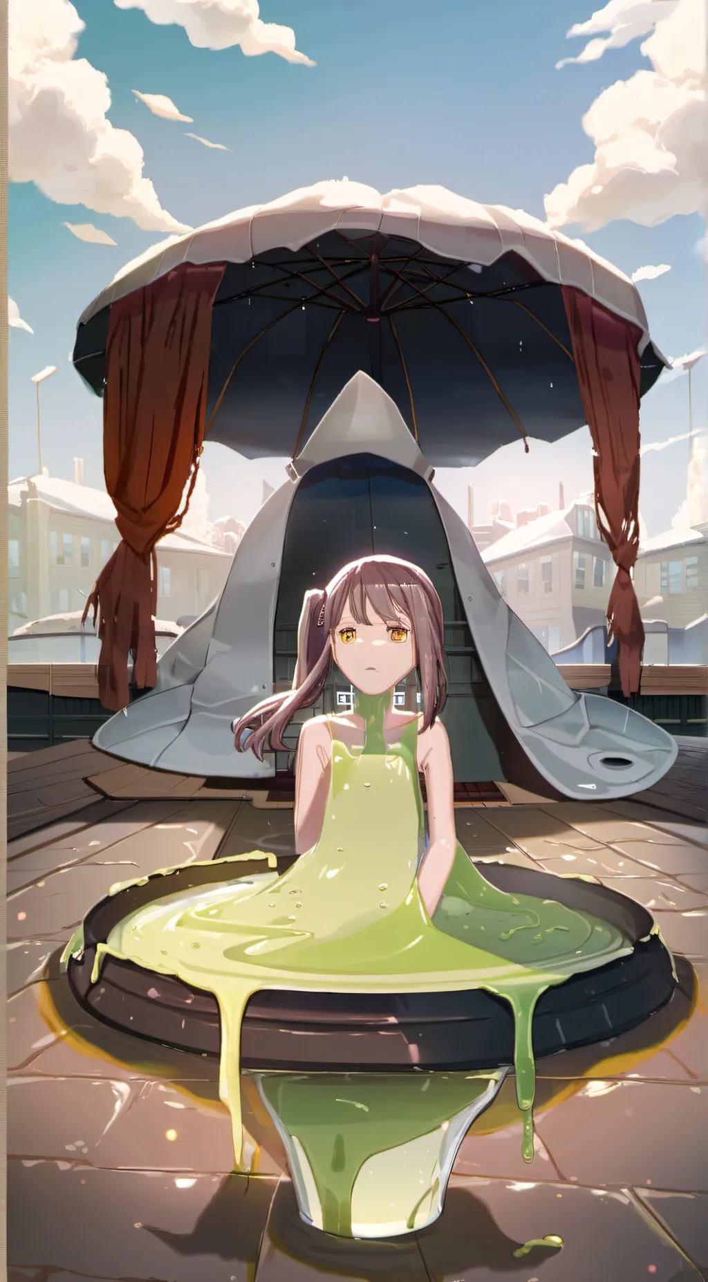 ai character: izzy background