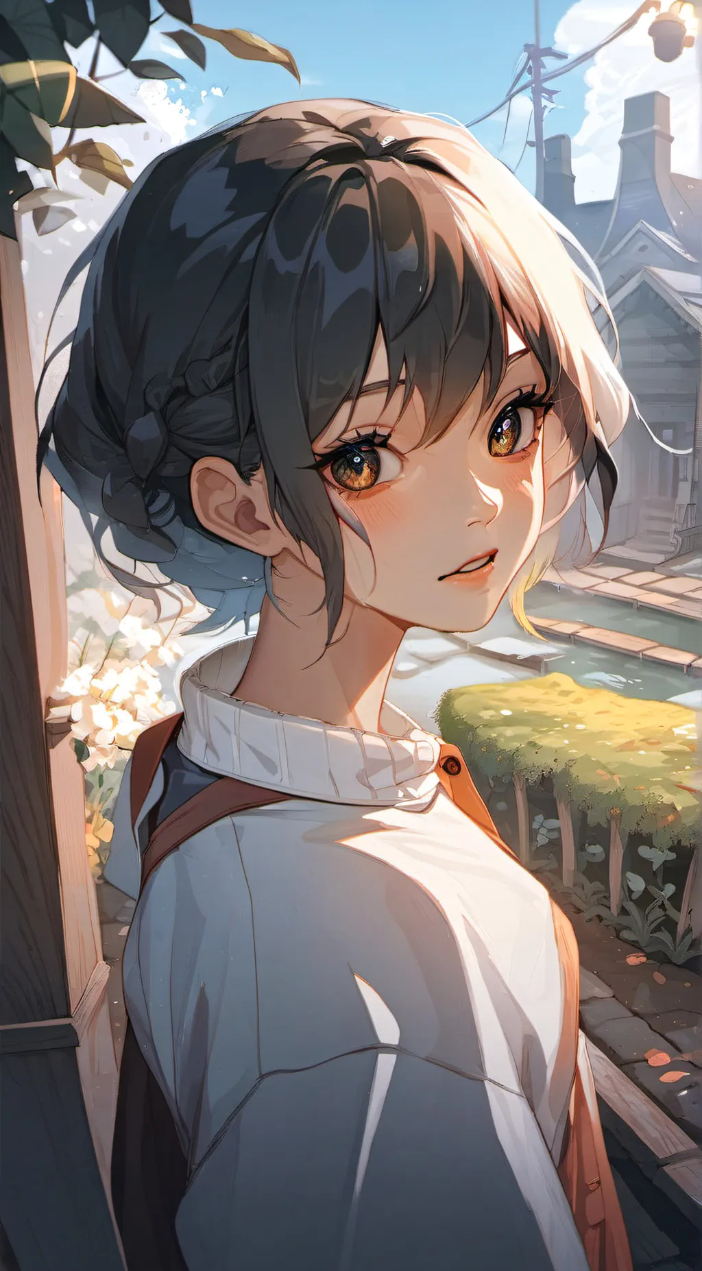 ai character: Aurora  background