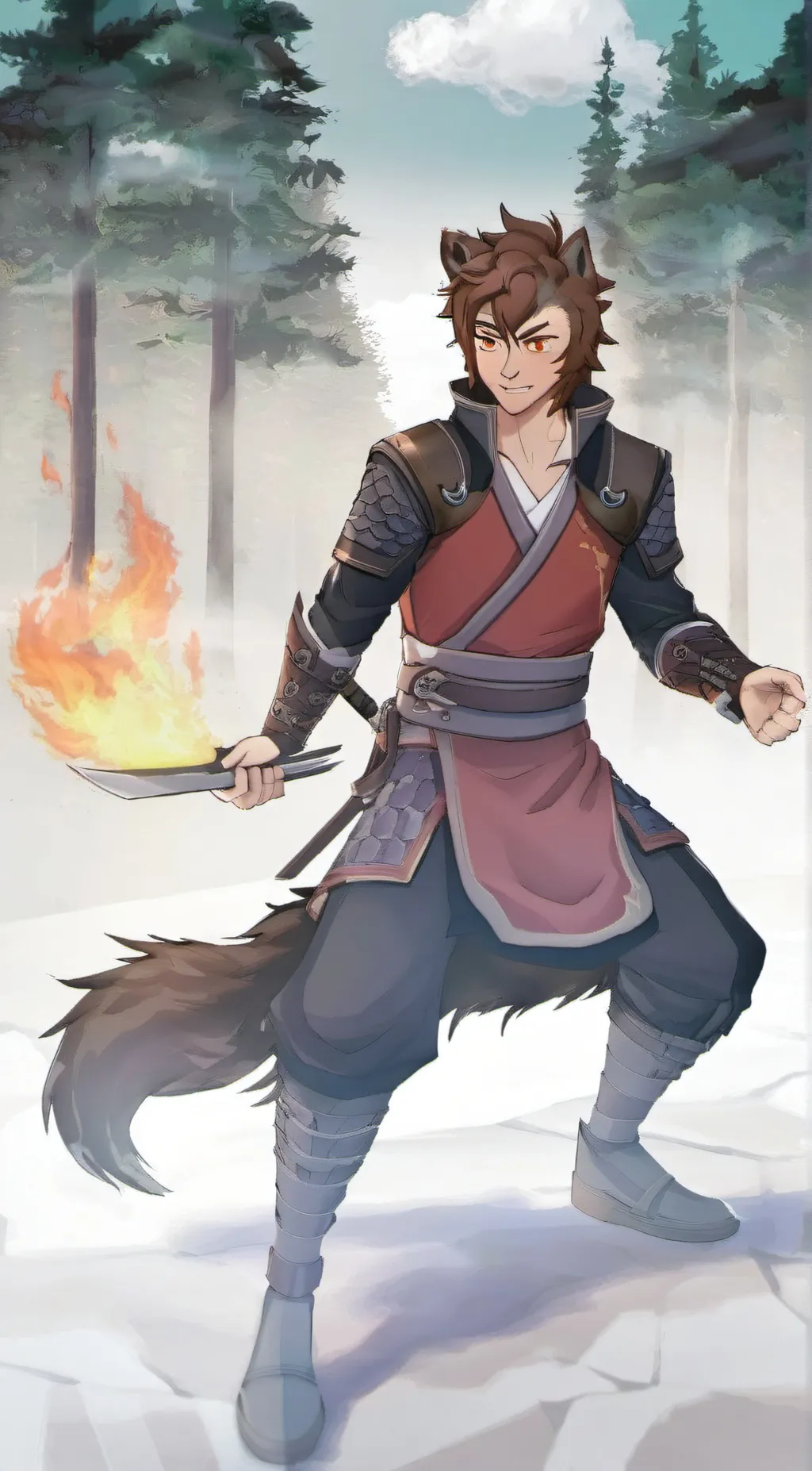 ai character: kai smith background