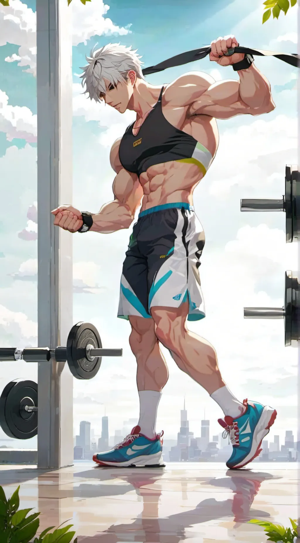 ai character: Damien background