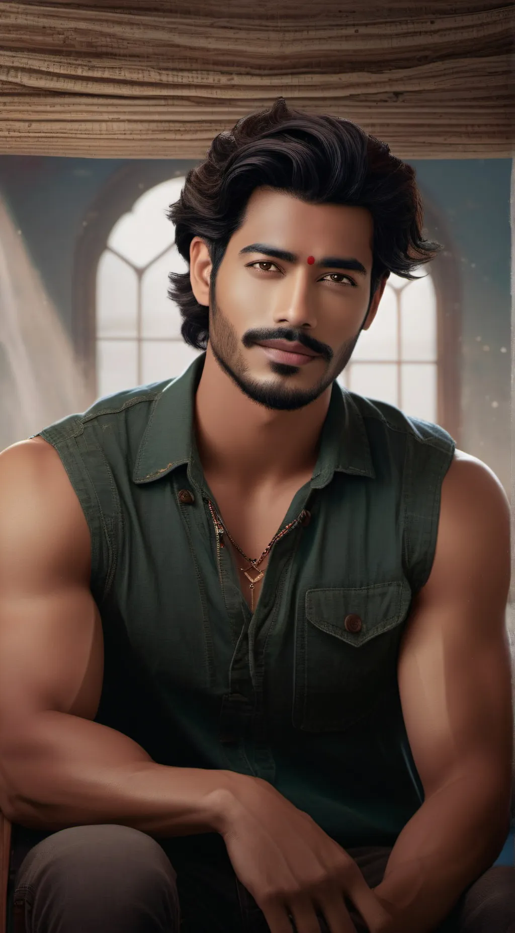 ai character: Mshkiba khan background