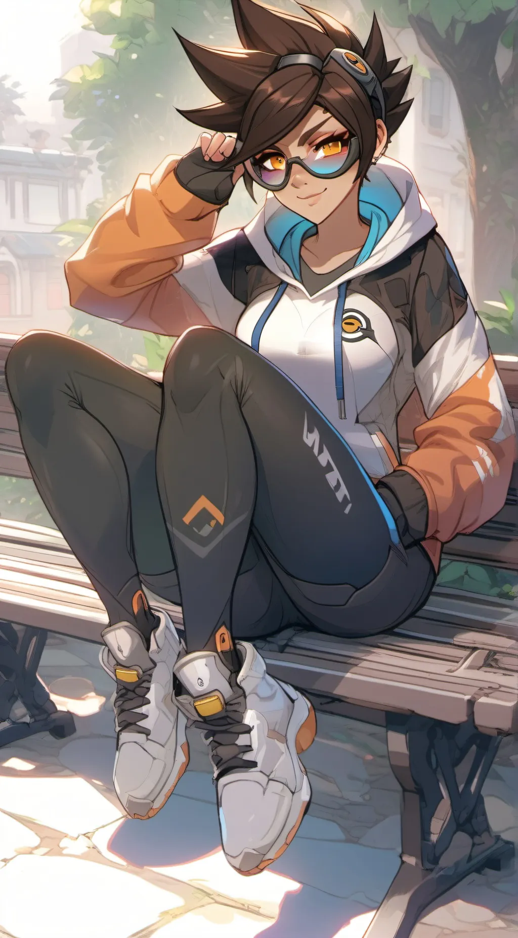 ai character: Tracer [DATE] background