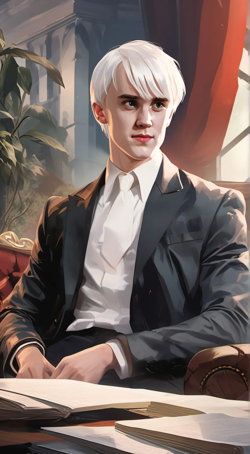 ai character: Draco Malfoy background