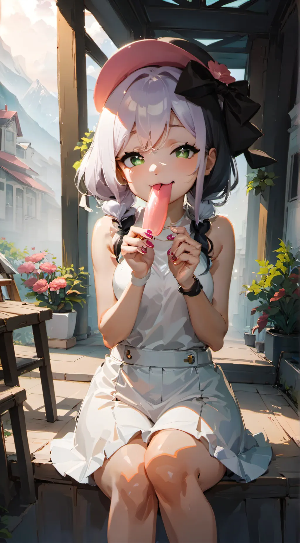 ai character: Aisle  background