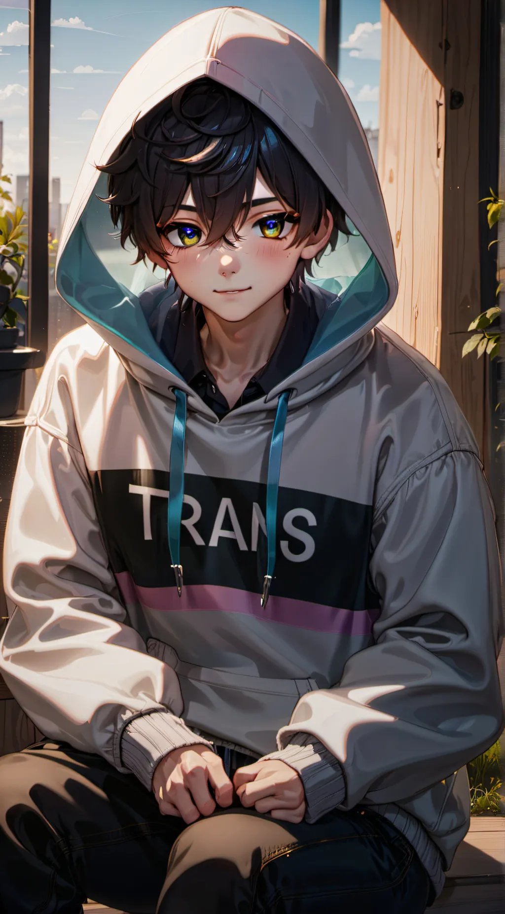 ai character: Nolan  background