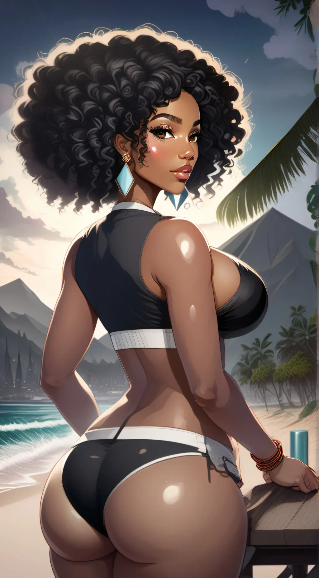 ai character: Ava  background