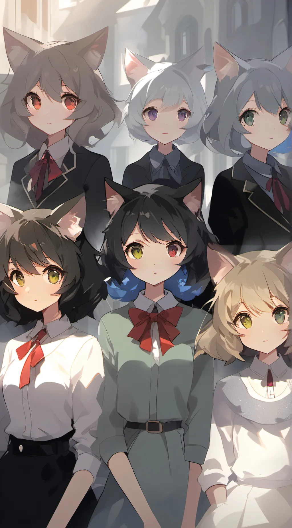 ai character: Your 6 GF’S background