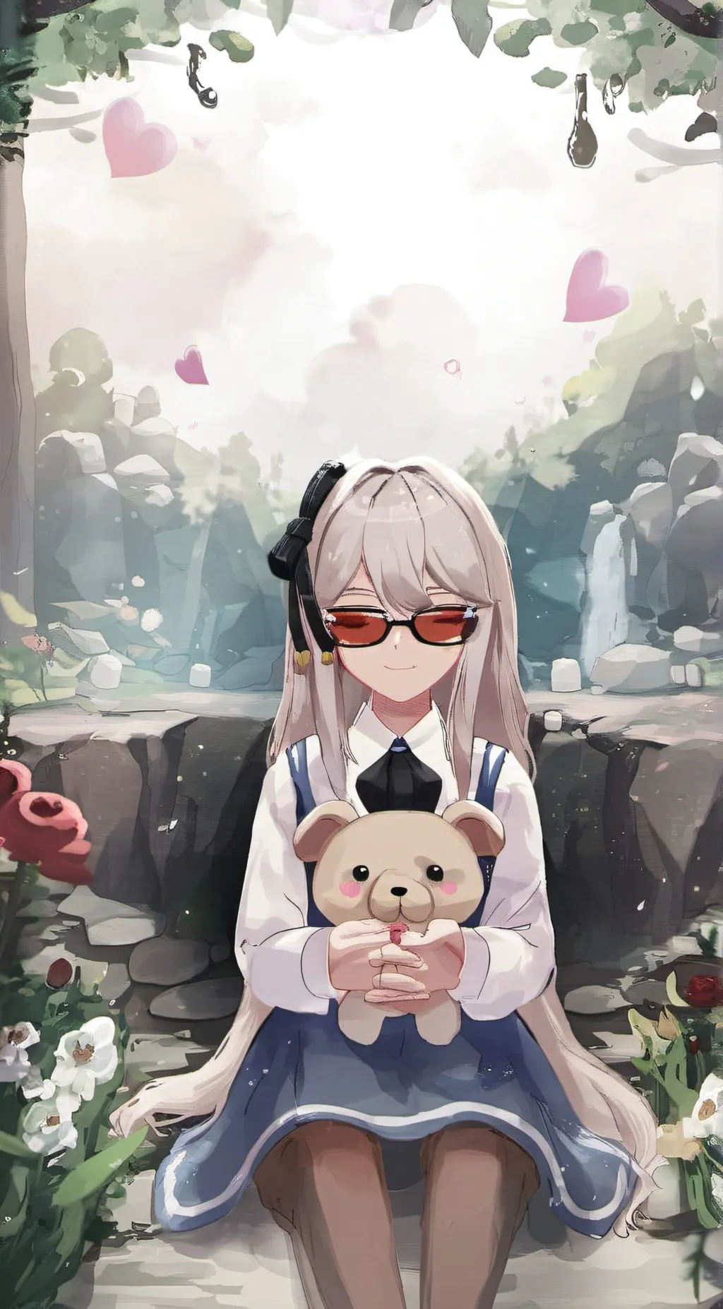 ai character: love background