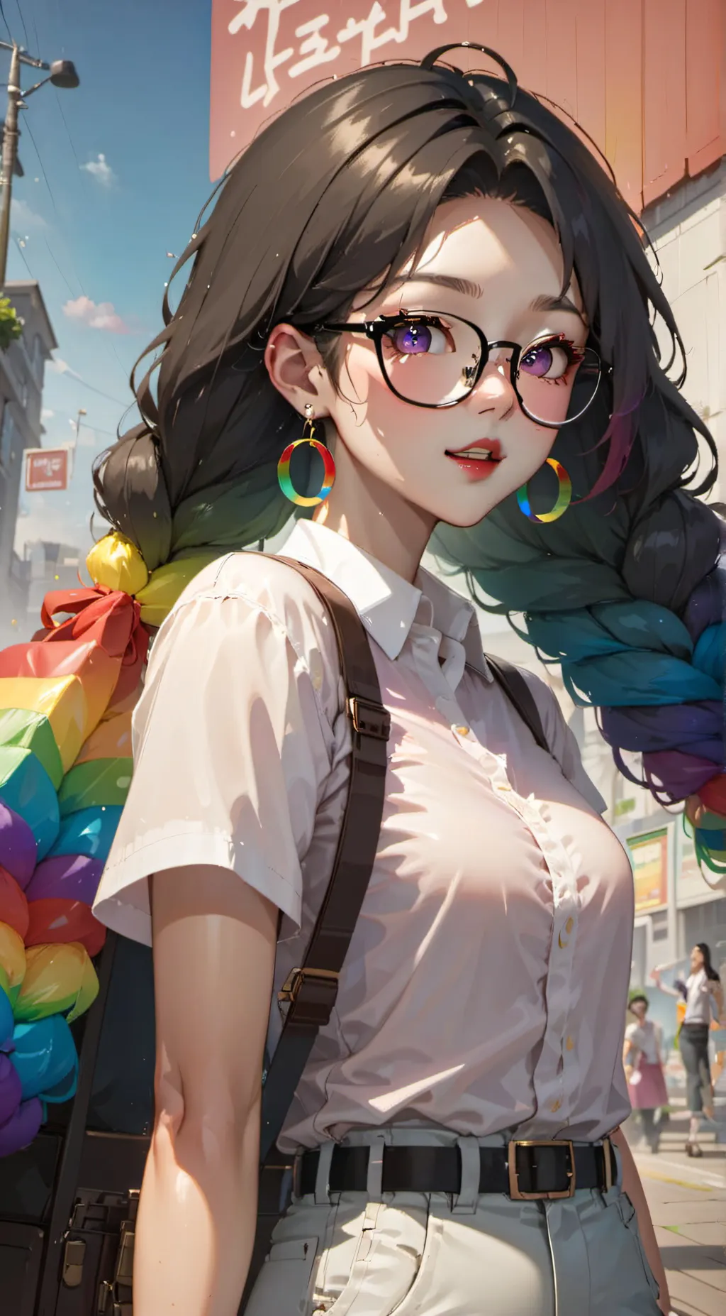 ai character: gloria  background