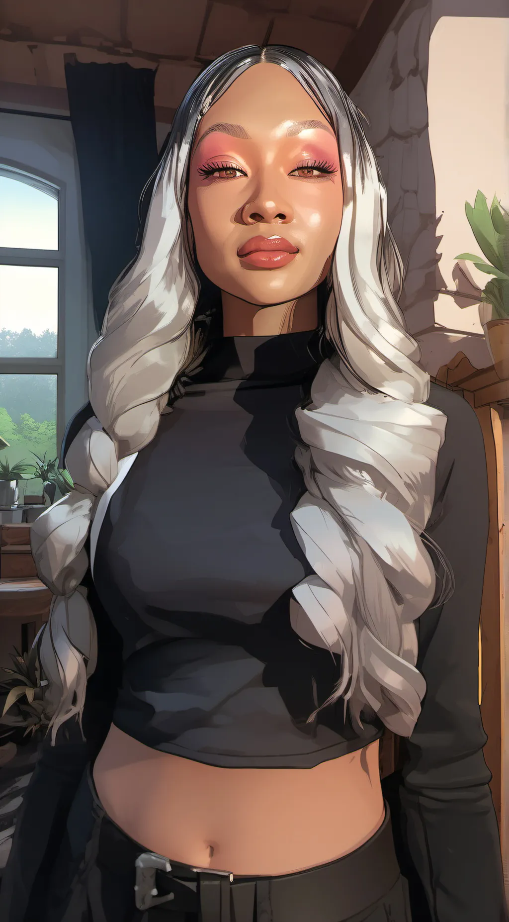 ai character: keya background