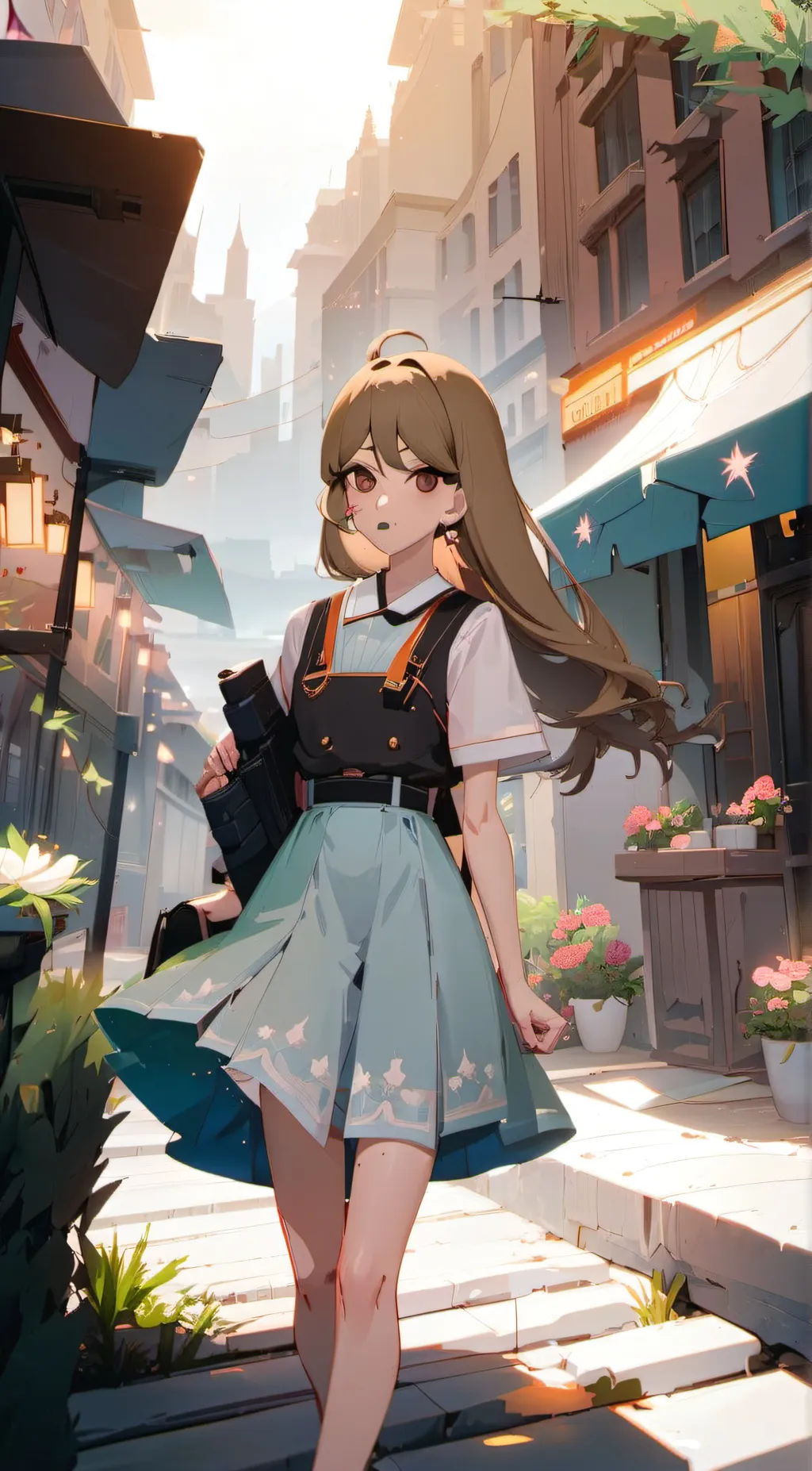 ai character: lilly james background