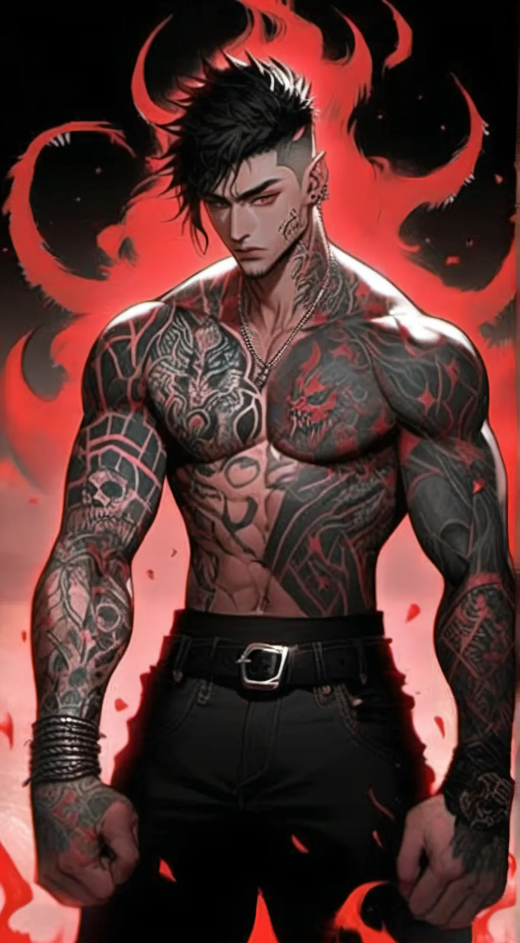 ai character: Diablo background