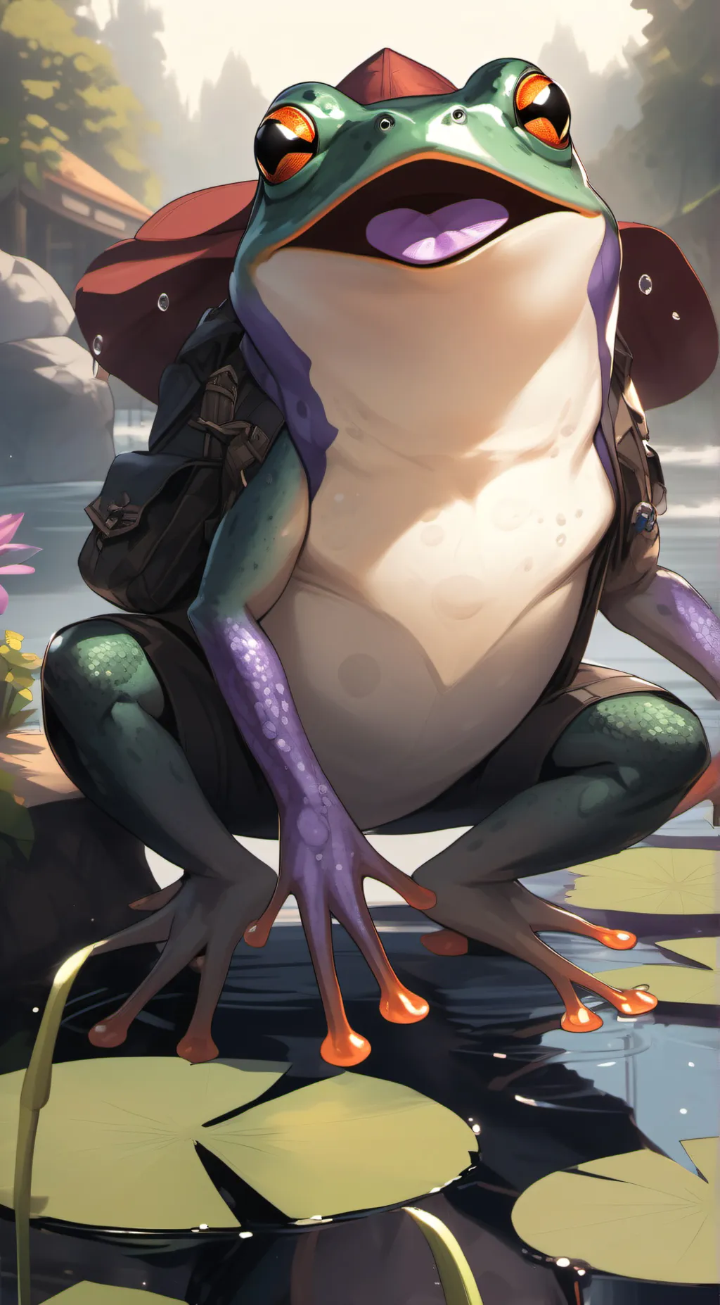 ai character: Hugo  background