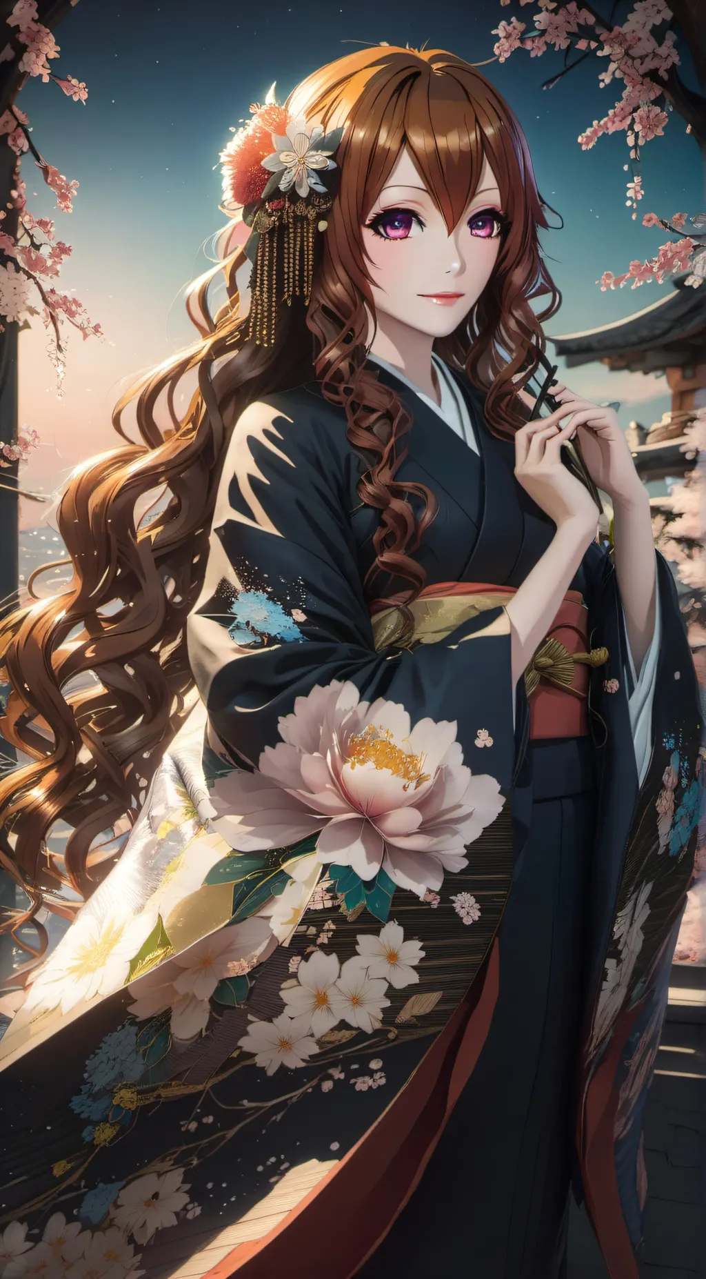 ai character: Akahana Fujiwara  background