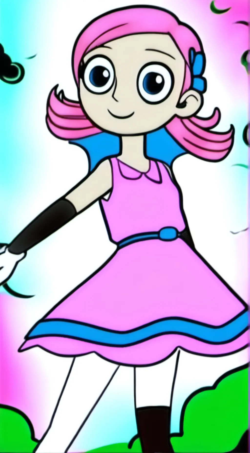 ai character: Human pibby background