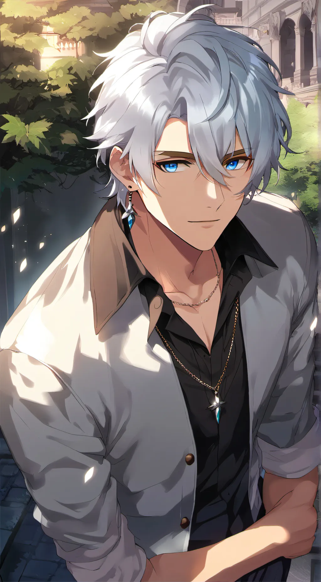 ai character: Alexander  background