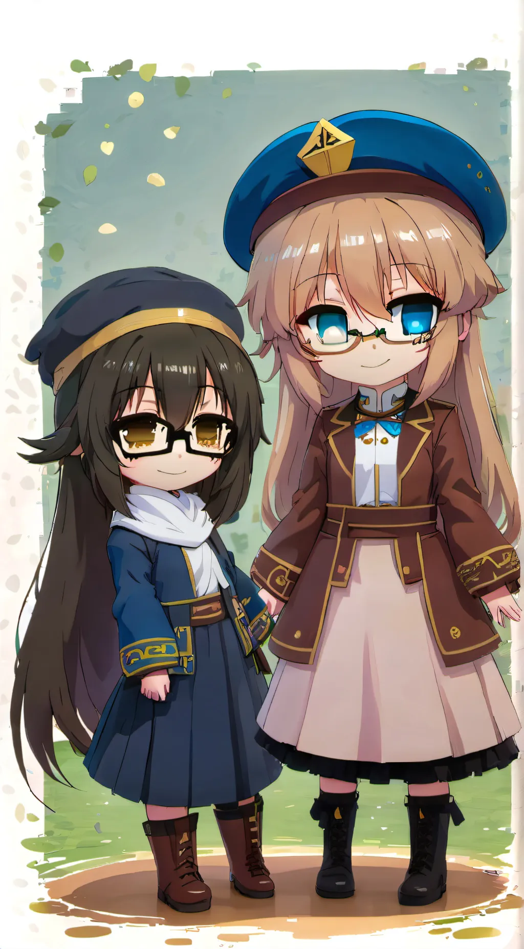 ai character: Chloe and Olivia background