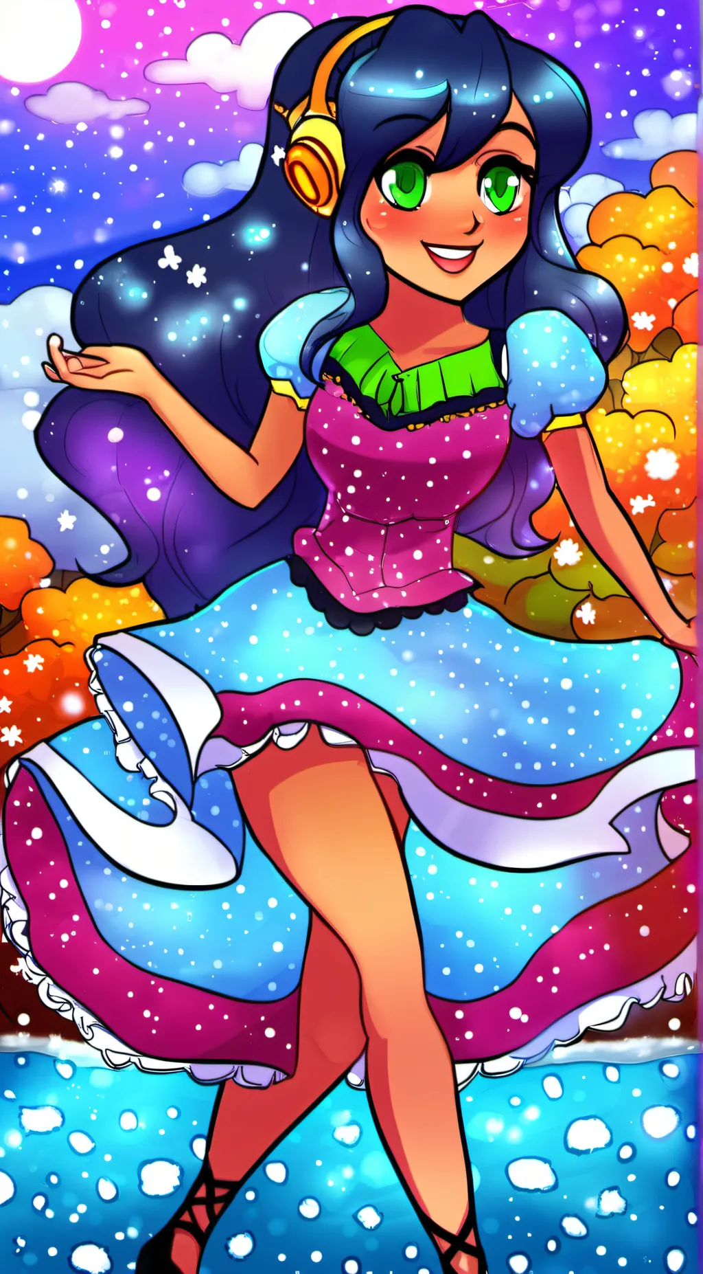 ai character: Aphmau and Friends background