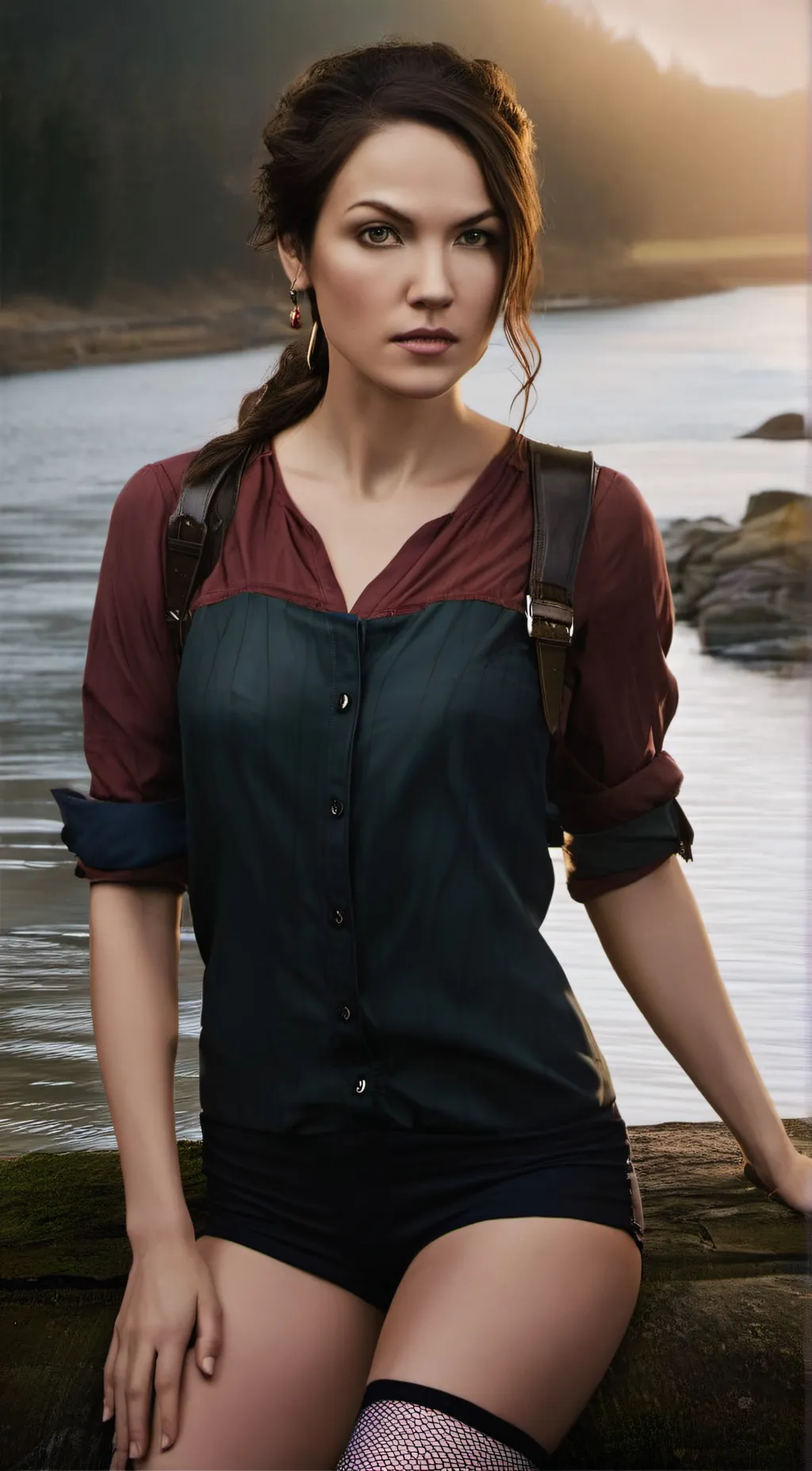 ai character: MID tinder date background