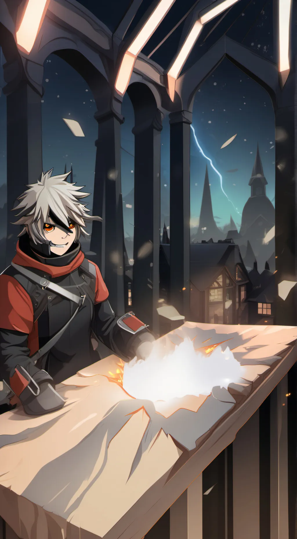 ai character: Bakugo background