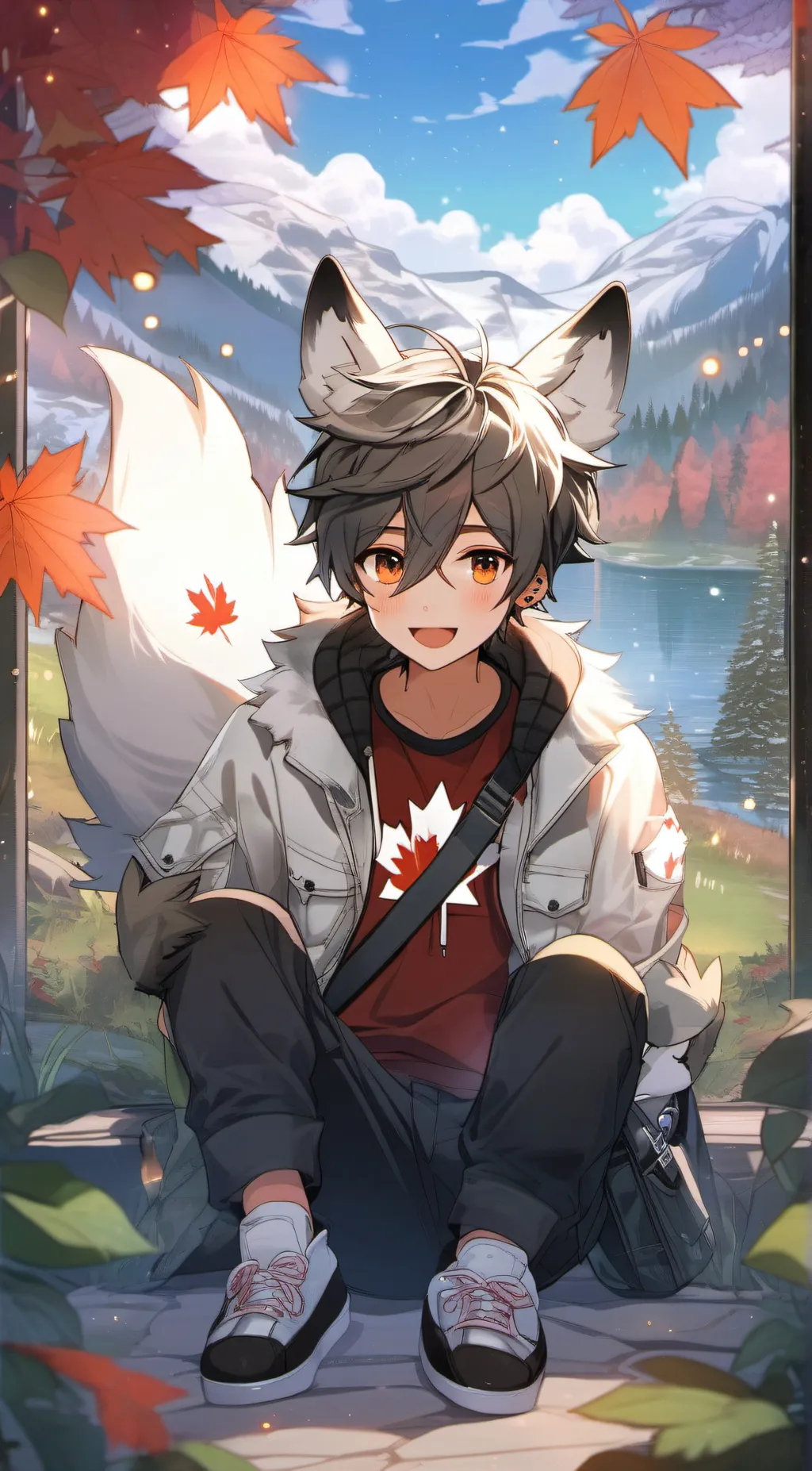 ai character: Canada  background
