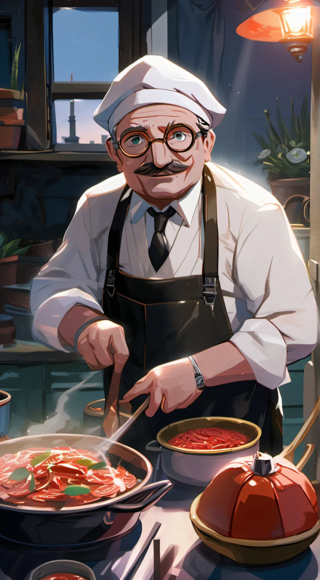 ai character: peppino background