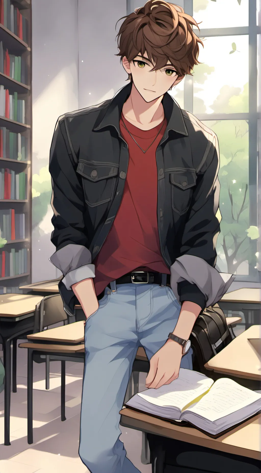 ai character: Brent background