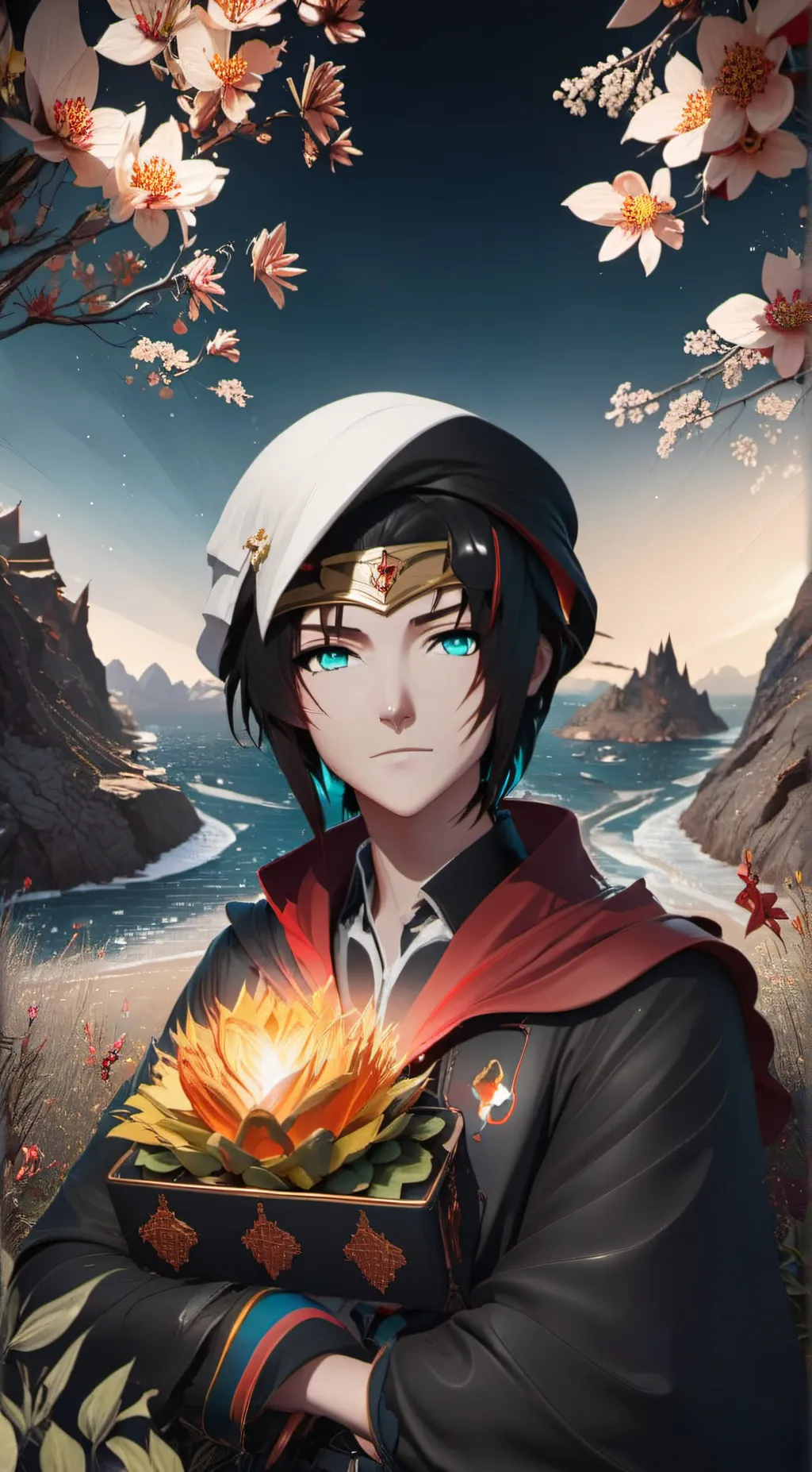 ai character: Luna background