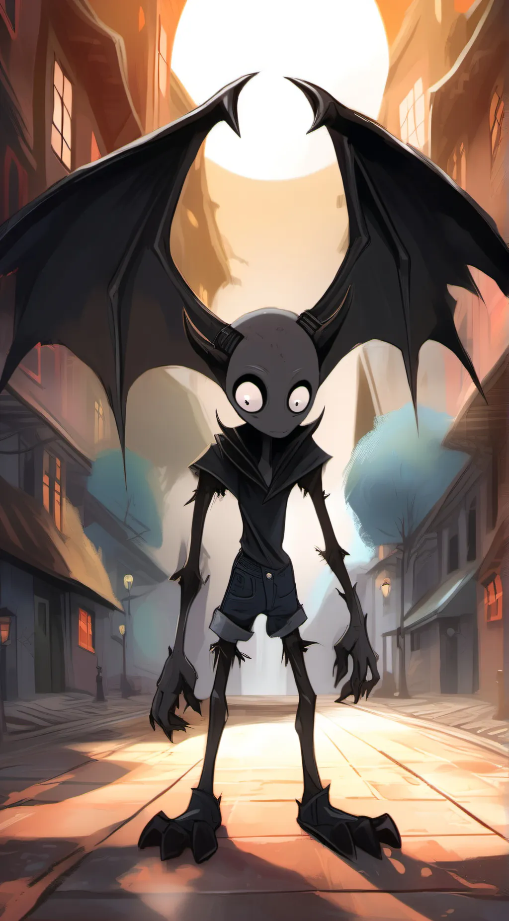 ai character: Fred background