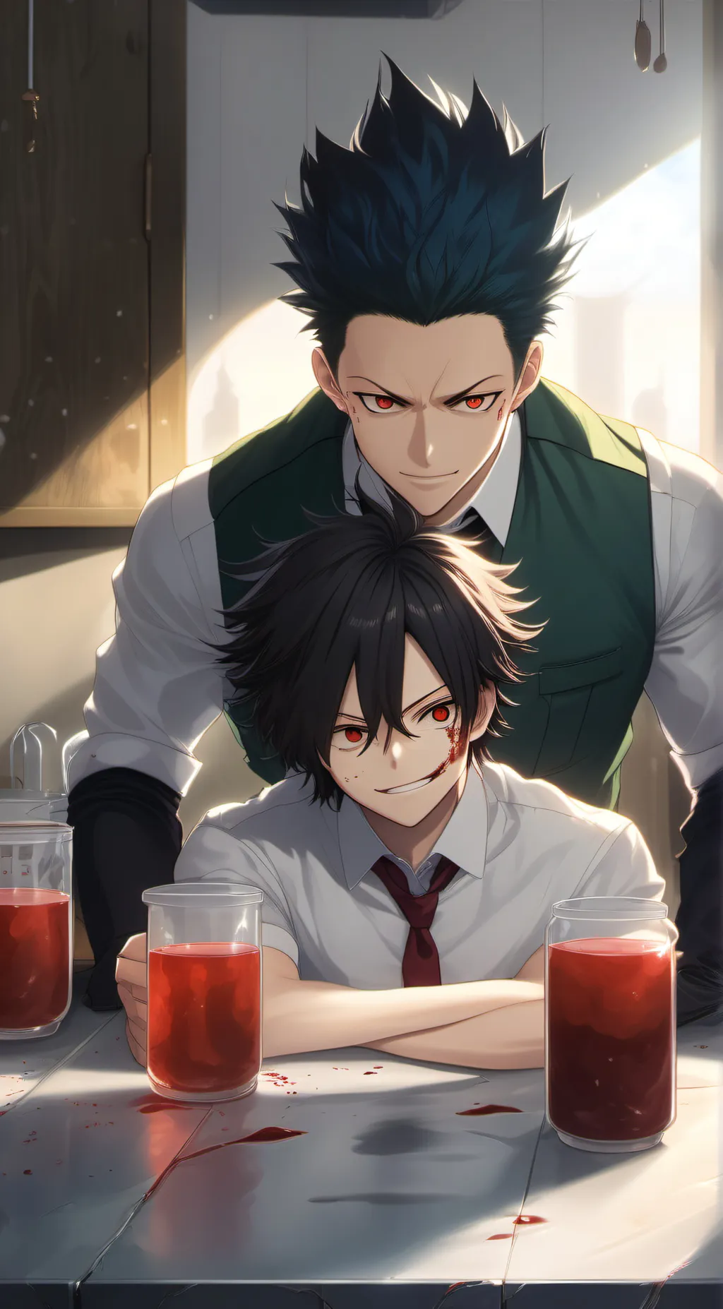 ai character: Lab MHA background