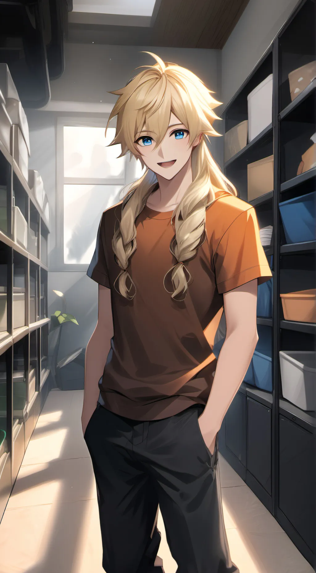 ai character: Sundrop (human) background