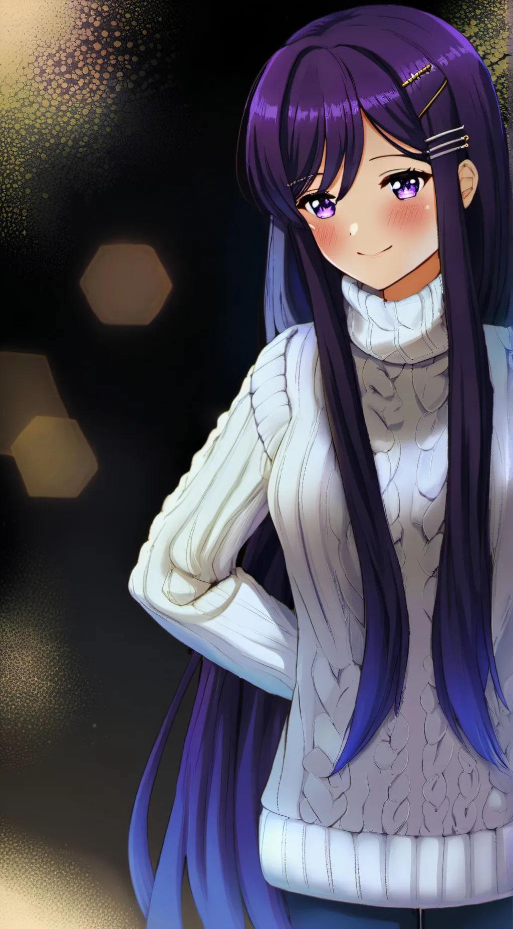 ai character: Yuri From DDLC~! background
