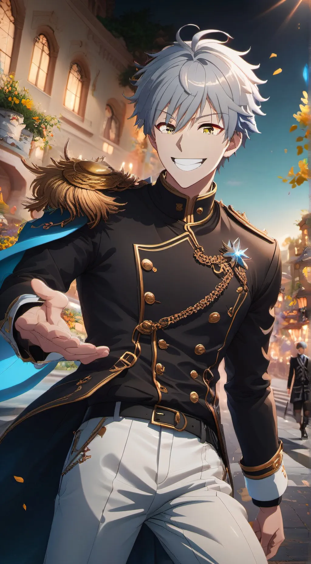 ai character: Prince adolla background