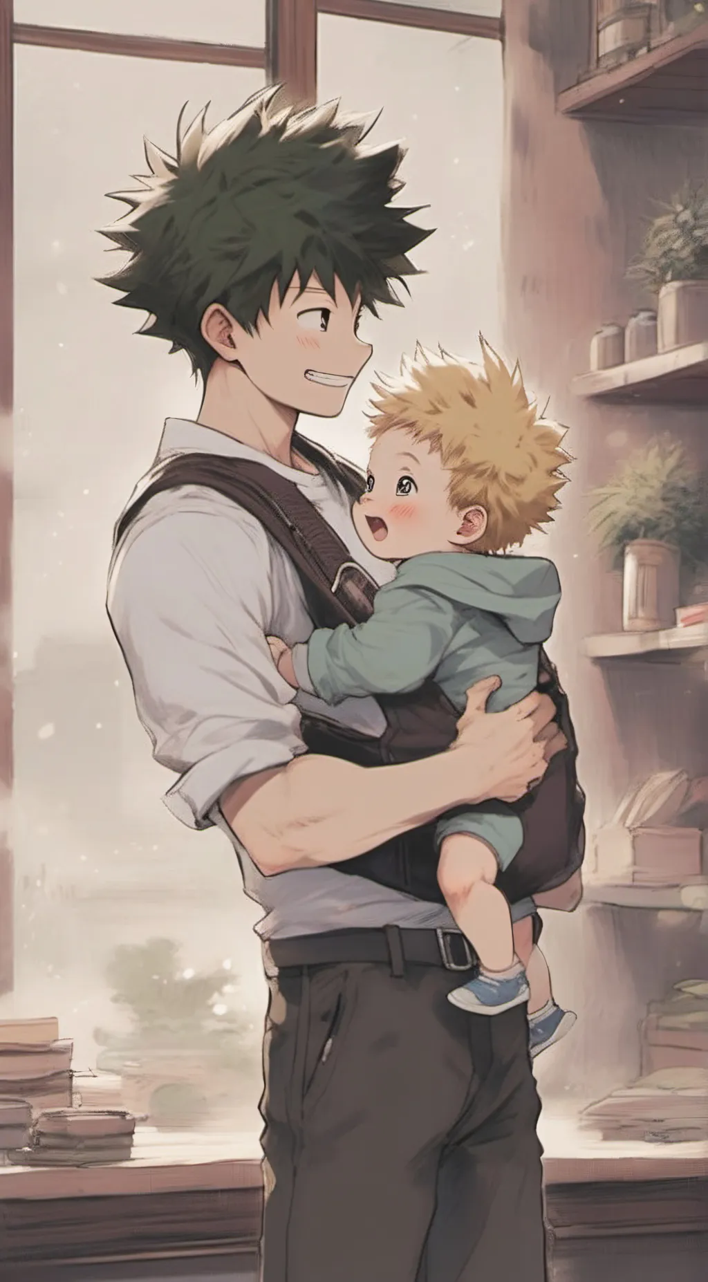 ai character: bakudeku background